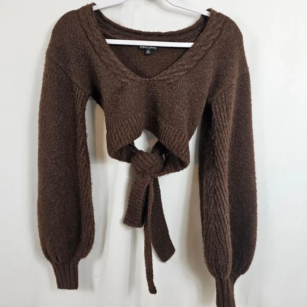For Love And Lemons cable knit